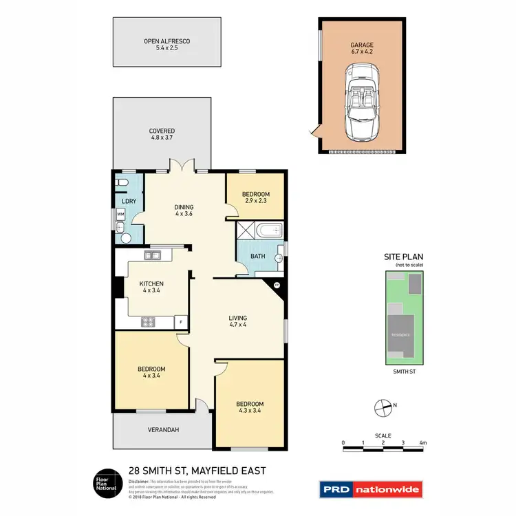 Floorplan of Homely house listing, 28 Smith Street, Mayfield East NSW 2304