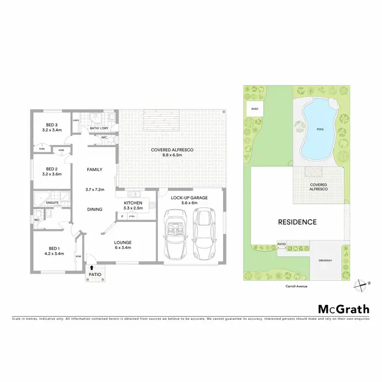 Floorplan of Homely house listing, 6 Carroll Avenue, Skennars Head NSW 2478