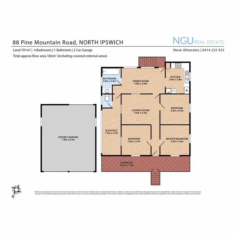 Floorplan of Homely house listing, 88 Pine Mountain Road, Brassall QLD 4305