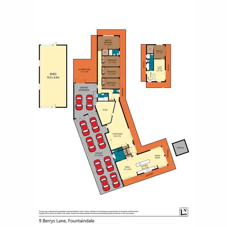Floorplan of Homely house listing, 9 Berrys Lane, Fountaindale NSW 2258