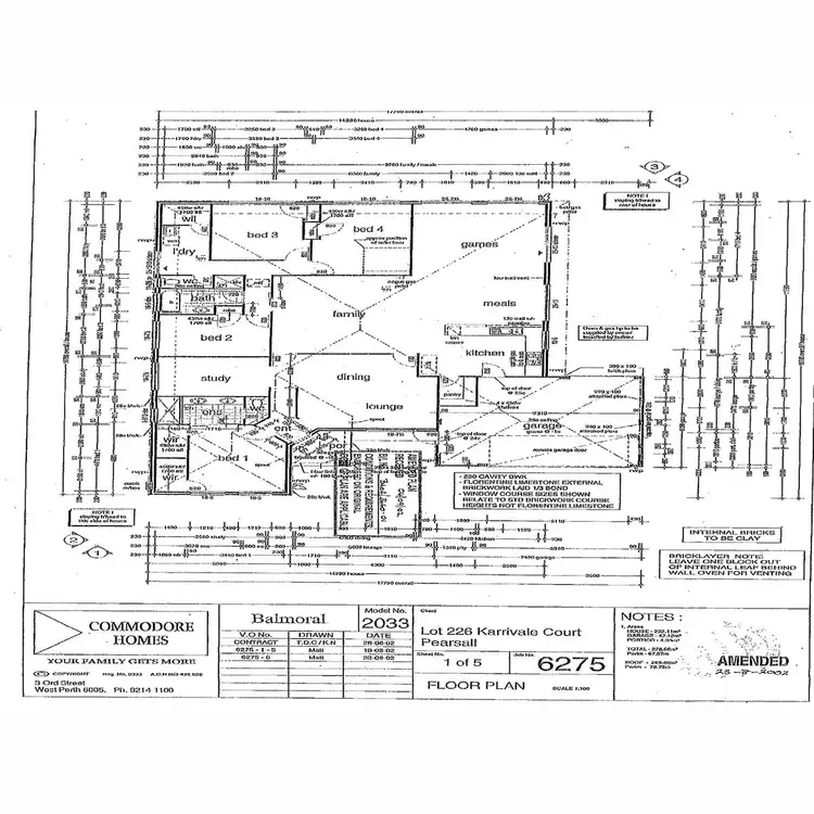 Floorplan of Homely house listing, 3 Karrivale Court, Pearsall WA 6065