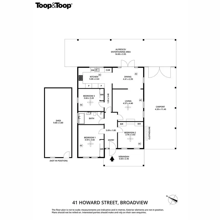 Floorplan of Homely house listing, 41 Howard Street, Broadview SA 5083