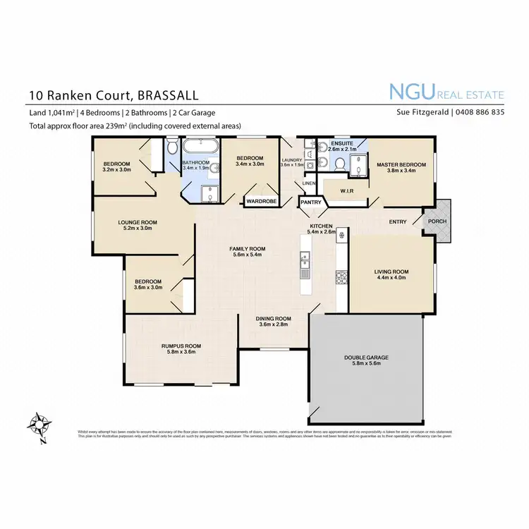 Floorplan of Homely house listing, 10 Ranken Court, Brassall QLD 4305