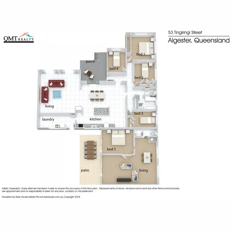 Floorplan of Homely house listing, 53 Tingiringi Street, Algester QLD 4115