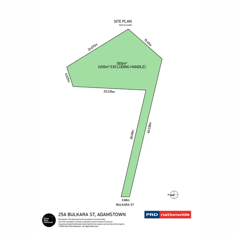 Floorplan of Homely land listing, 25a Bulkara Street, Adamstown Heights NSW 2289