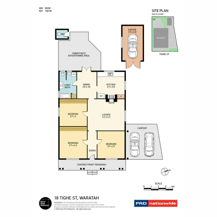 Floorplan of Homely house listing, 18 Tighe Street, Waratah NSW 2298