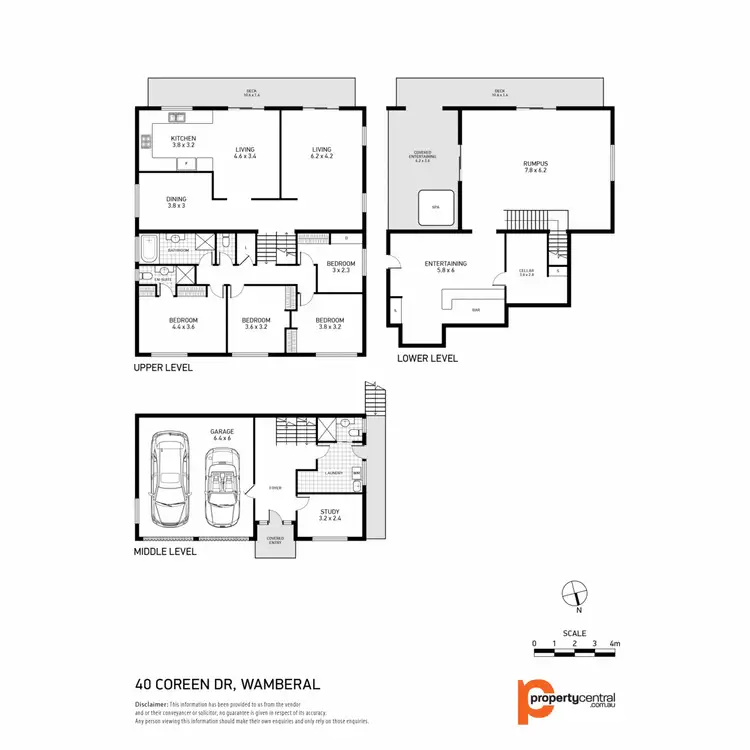Floorplan of Homely house listing, 40 Coreen Drive, Wamberal NSW 2260