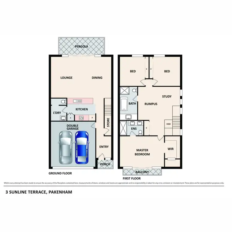 Floorplan of Homely house listing, 3 Sunline Terrace, Pakenham VIC 3810