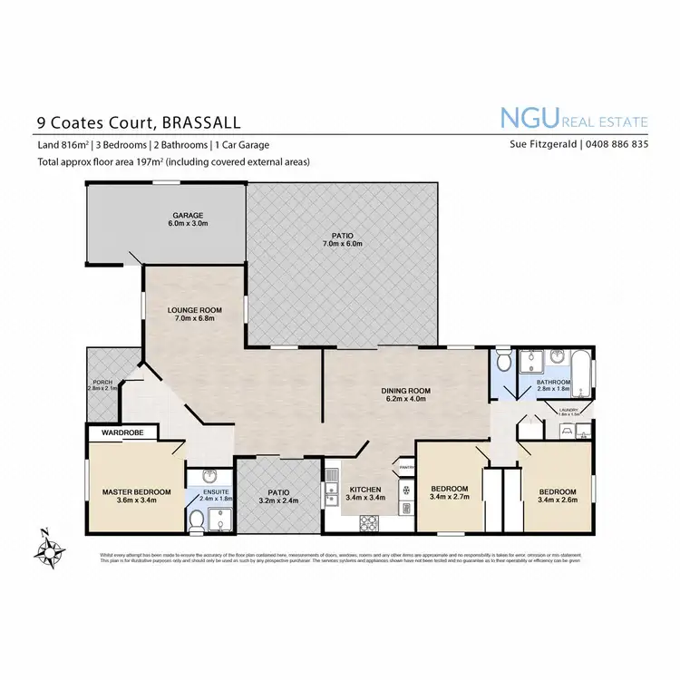 Floorplan of Homely house listing, 9 Coates Court, Brassall QLD 4305