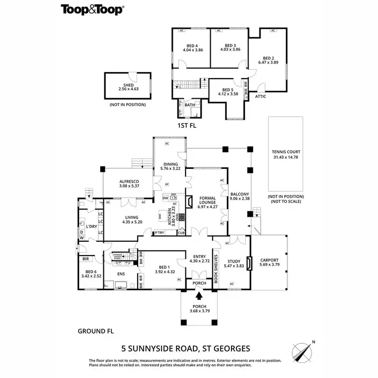 Floorplan of Homely house listing, 5 Sunnyside Road, St Georges SA 5064
