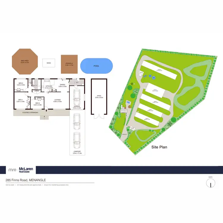 Floorplan of Homely rural property listing, 285 Finns Road, Menangle NSW 2568