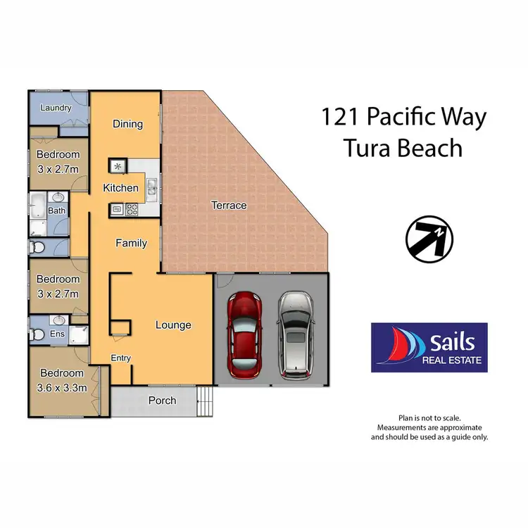 Floorplan of Homely house listing, 121 Pacific Way, Tura Beach NSW 2548