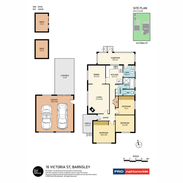 Floorplan of Homely house listing, 16 Victoria Street, Barnsley NSW 2278