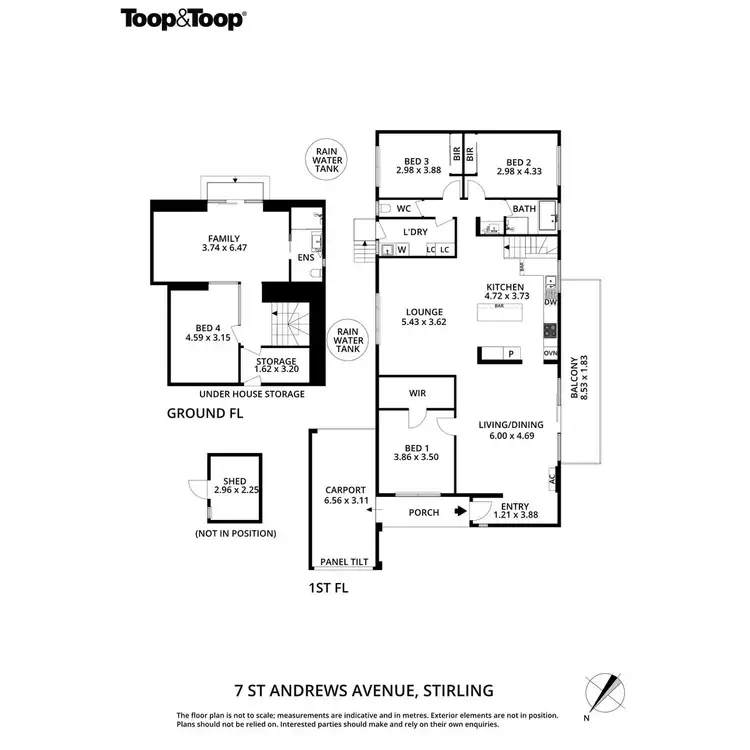 Floorplan of Homely house listing, 7 St Andrews Avenue, Stirling SA 5152