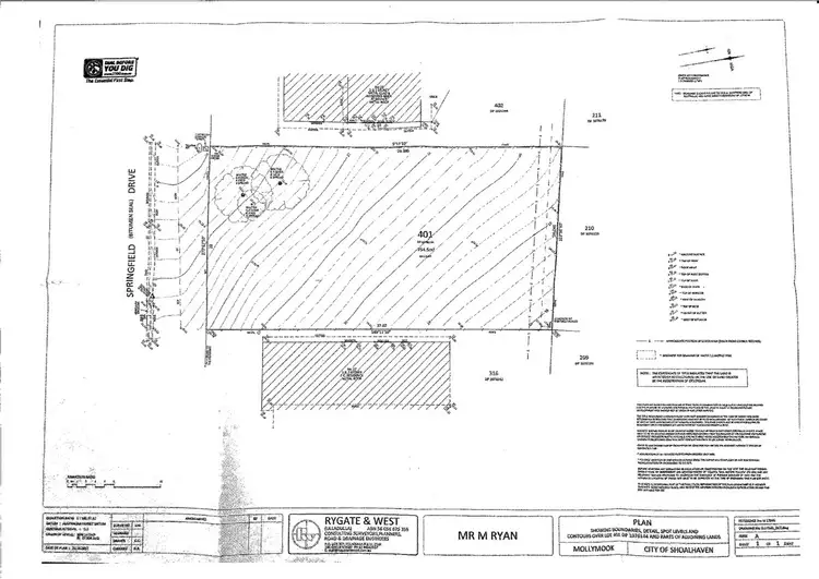 Floorplan of Homely land listing, 35 Springfield Drive, Mollymook NSW 2539