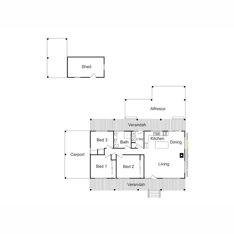 Floorplan of Homely house listing, 101 Highton Lane, Mansfield VIC 3722