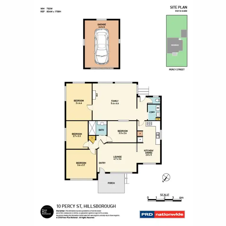 Floorplan of Homely house listing, 10 Percy Street, Hillsborough NSW 2290