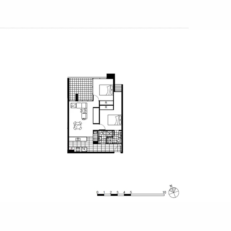 Floorplan of Homely apartment listing, 1106/2 Chester Street, Epping NSW 2121