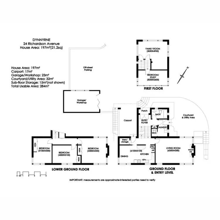 Floorplan of Homely house listing, 24 Richardson Avenue, Dynnyrne TAS 7005