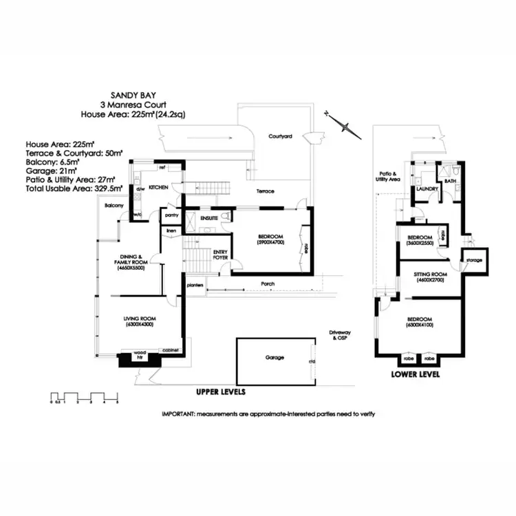 Floorplan of Homely house listing, 3 Manresa Court, Sandy Bay TAS 7005
