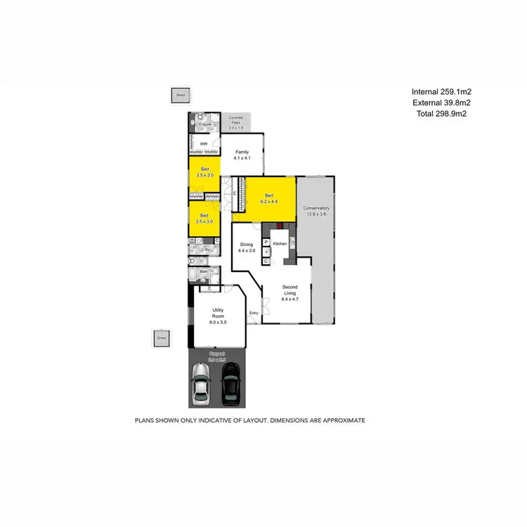 Floorplan of Homely house listing, 30 Kaffia Court, Elanora QLD 4221