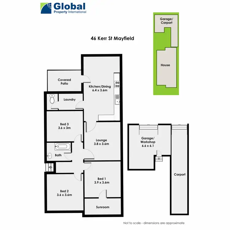 Floorplan of Homely house listing, 46 Kerr Street, Mayfield NSW 2304