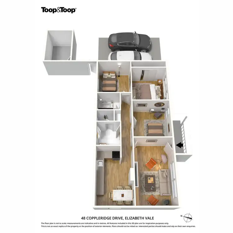 Floorplan of Homely house listing, 48 Coppleridge Drive, Elizabeth Vale SA 5112