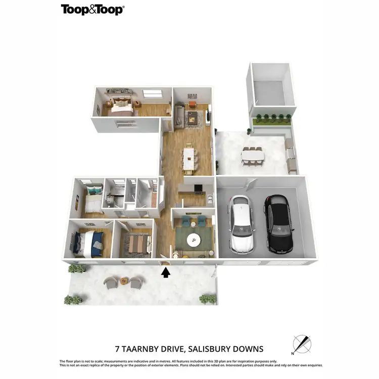 Floorplan of Homely house listing, 7 Taarnby Drive, Salisbury Downs SA 5108
