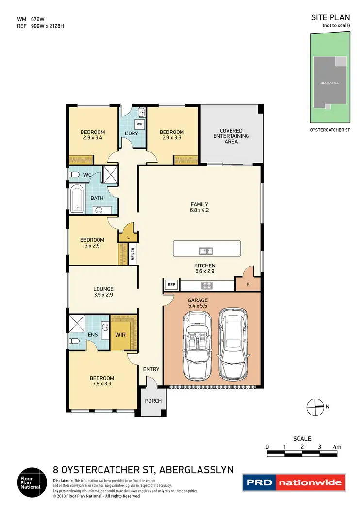 Floorplan of Homely house listing, 8 Oystercatcher Street, Aberglasslyn NSW 2320