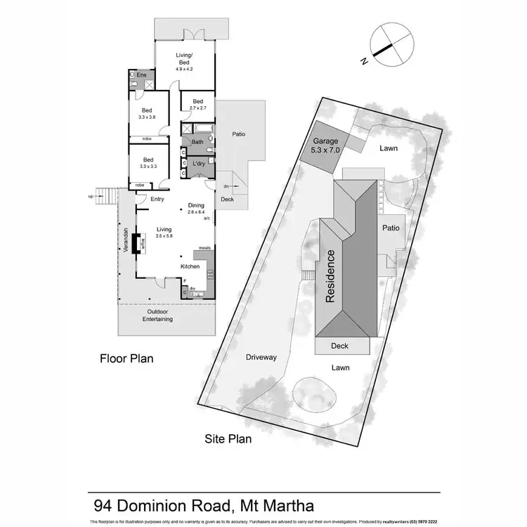 Floorplan of Homely house listing, 94 Dominion Road, Mount Martha VIC 3934