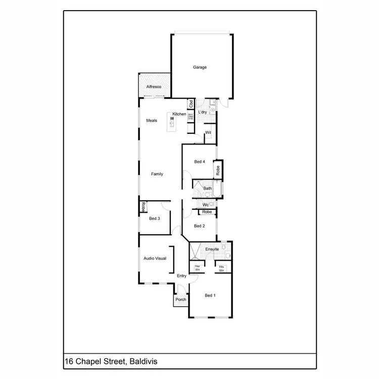 Floorplan of Homely house listing, 6 Chapel Street, Baldivis WA 6171