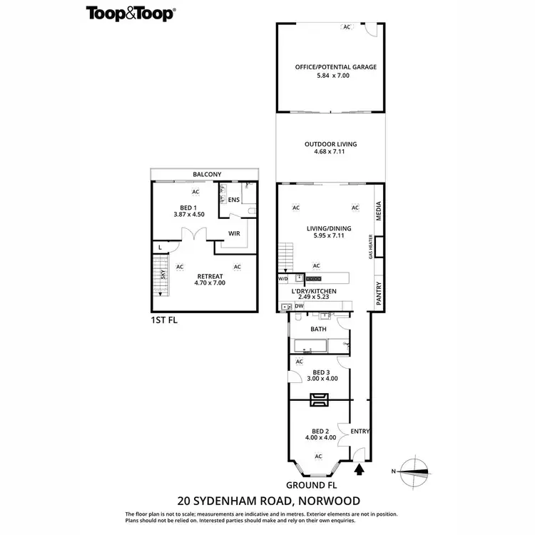Floorplan of Homely house listing, 20 Sydenham Road, Norwood SA 5067