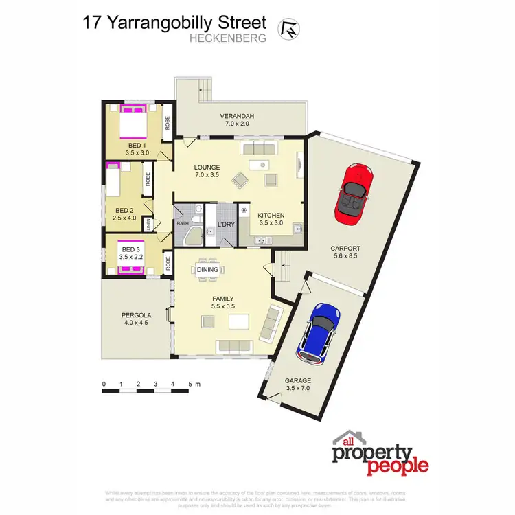 Floorplan of Homely house listing, 17 Yarrangobilly Street, Heckenberg NSW 2168