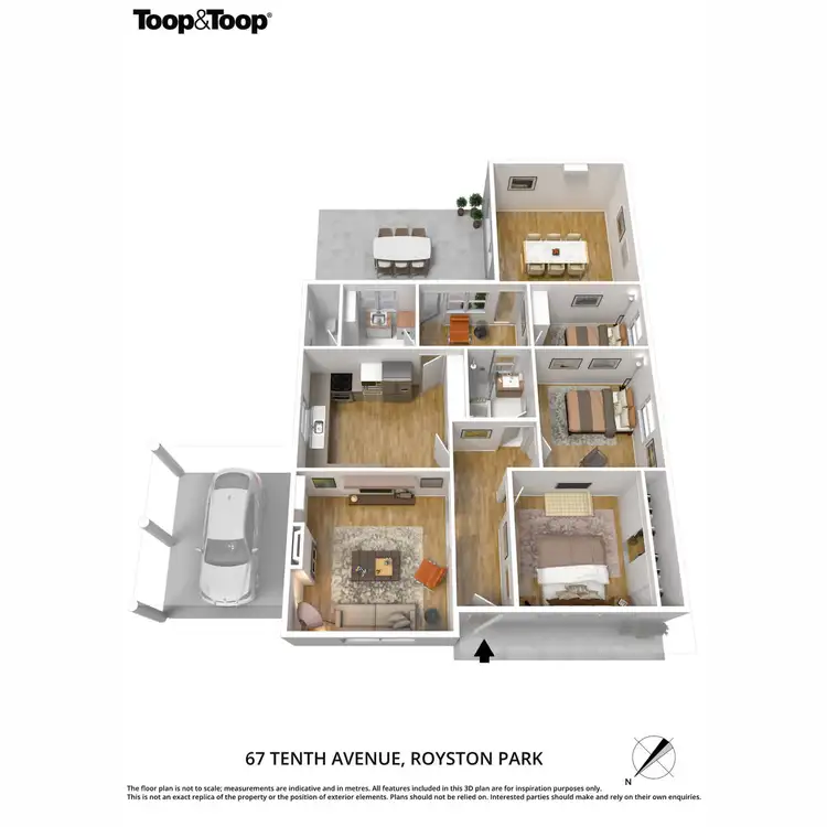 Floorplan of Homely house listing, 67 Tenth Avenue, Royston Park SA 5070