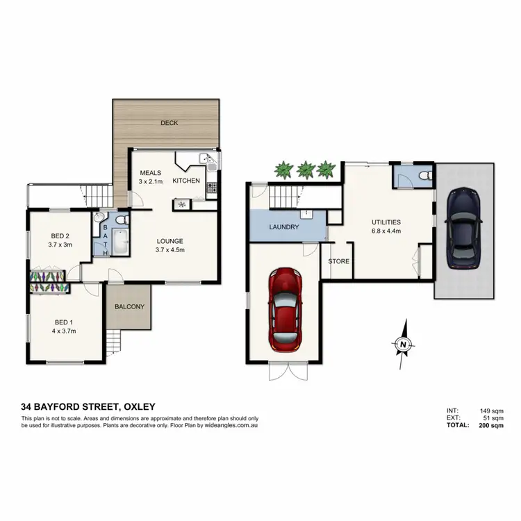 Floorplan of Homely house listing, 34 Bayford Street, Oxley QLD 4075