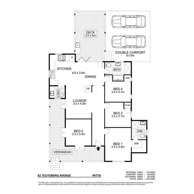 Floorplan of Homely house listing, 82 Teutoberg Avenue, Witta QLD 4552
