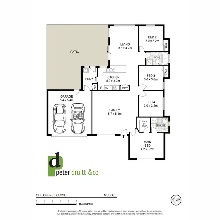 Floorplan of Homely house listing, 11 Florence Close, Mudgee NSW 2850