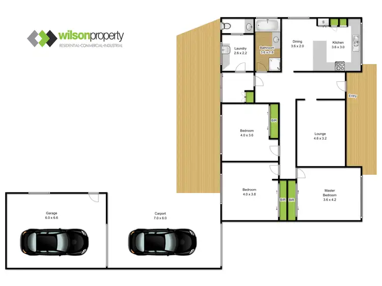 Floorplan of Homely house listing, 26 Whittakers Road, Traralgon VIC 3844