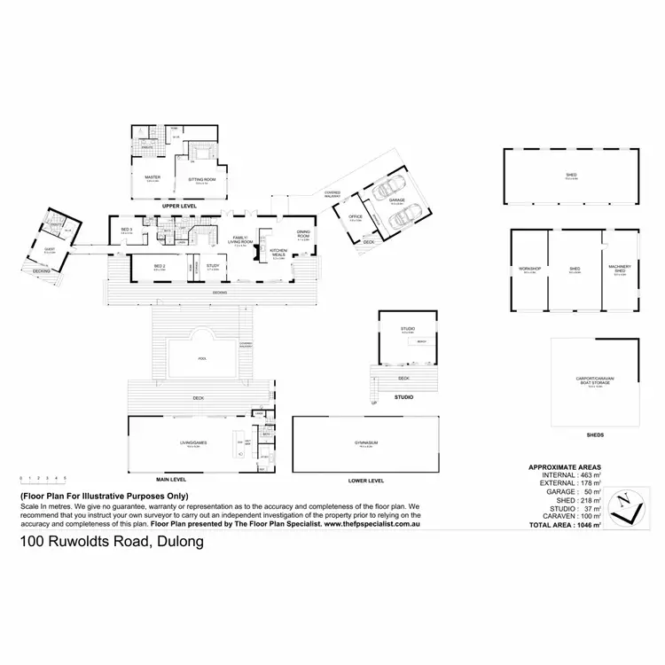 Floorplan of Homely rural property listing, 100 Ruwoldts Road, Dulong QLD 4560