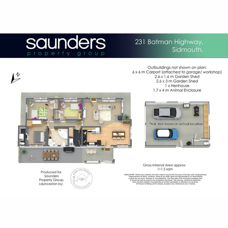 Floorplan of Homely house listing, 231 Batman Highway, Sidmouth TAS 7270