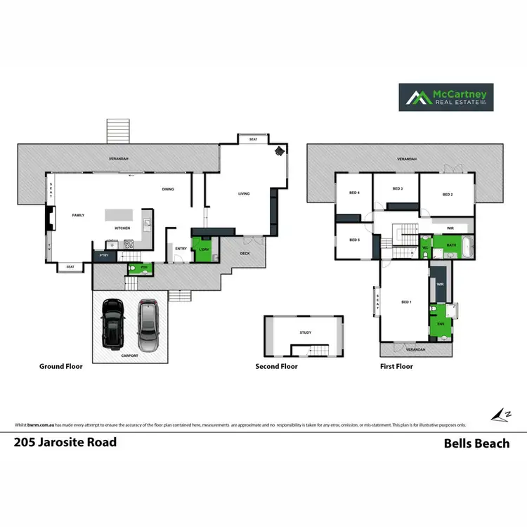 Floorplan of Homely house listing, 205 Jarosite Road, Bells Beach VIC 3228