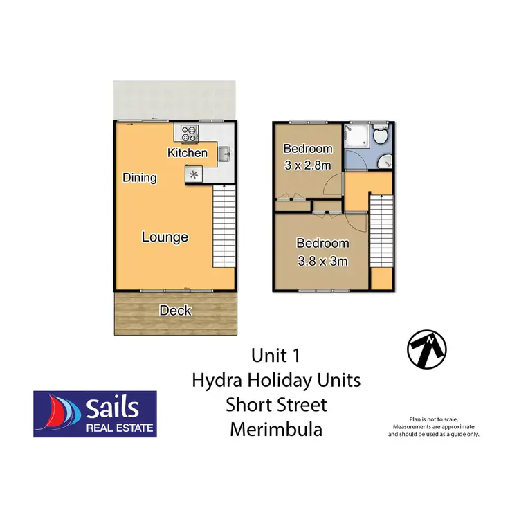 Floorplan of Homely apartment listing, 1/15 Short Street, Merimbula NSW 2548