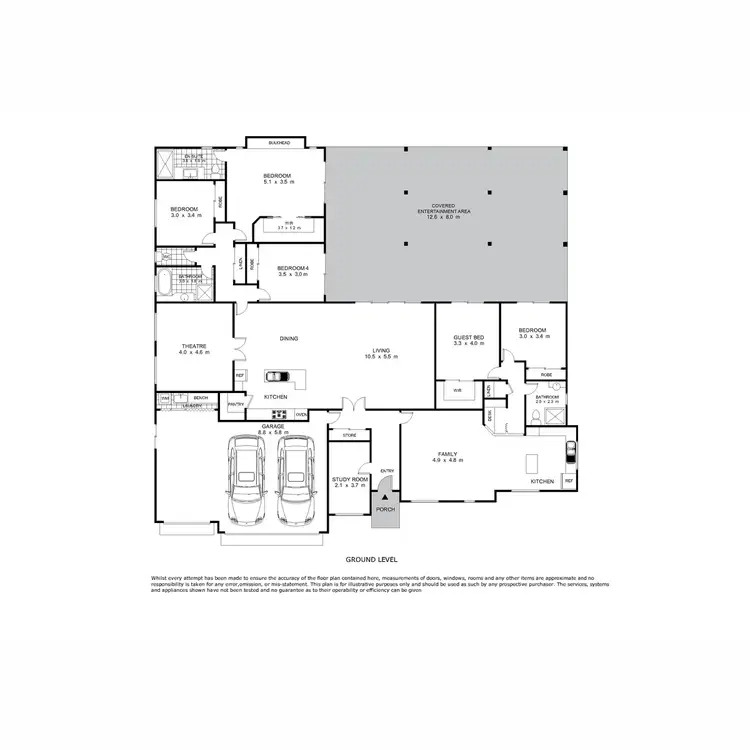 Floorplan of Homely house listing, 1 Pioneer Way, Highfields Ridge, Gowrie Junction QLD 4352