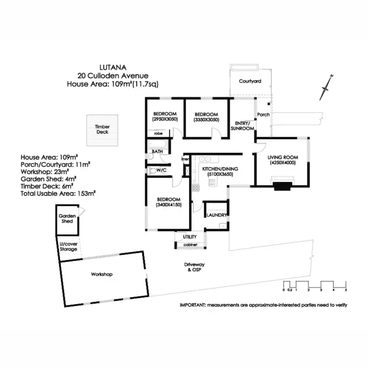 Floorplan of Homely house listing, 20 Culloden Avenue, Lutana TAS 7009
