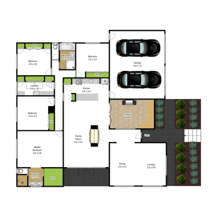 Floorplan of Homely house listing, 11 Wellington Drive, Traralgon VIC 3844