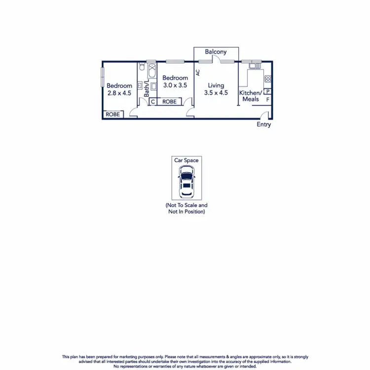 Floorplan of Homely apartment listing, 9/52 Mirams Street, Ascot Vale VIC 3032