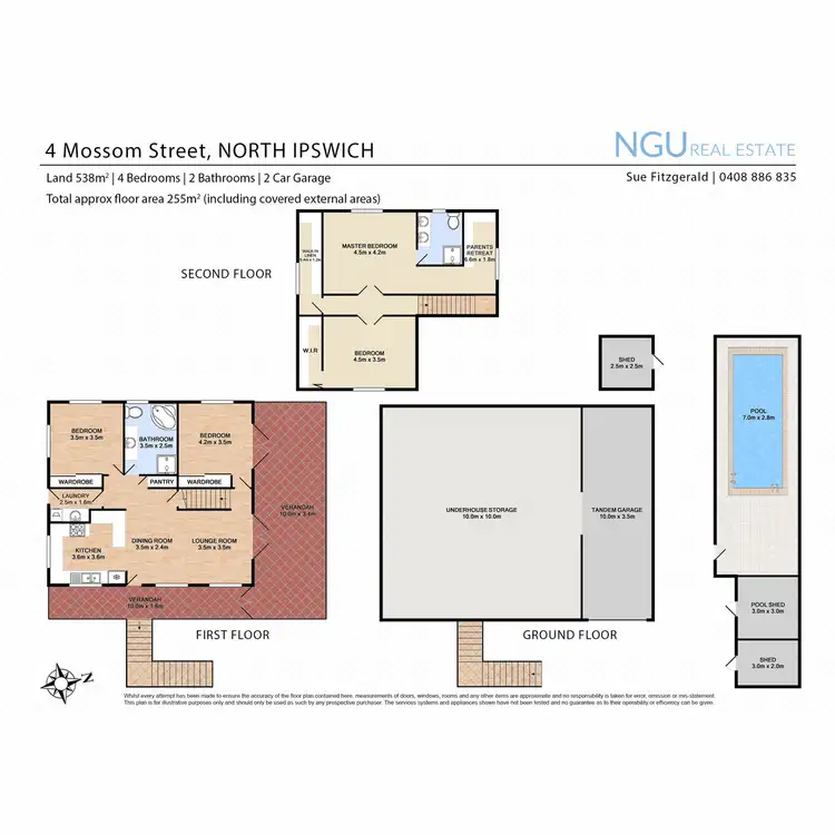 Floorplan of Homely house listing, 4 Mossom Street, North Ipswich QLD 4305