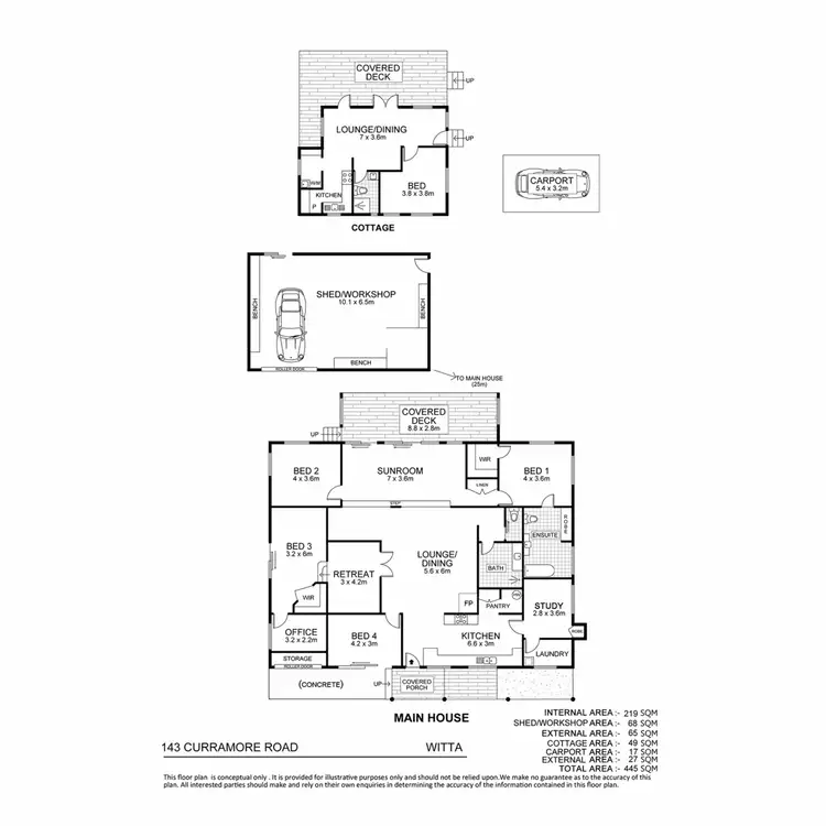 Floorplan of Homely house listing, 143 Curramore Road, Witta QLD 4552