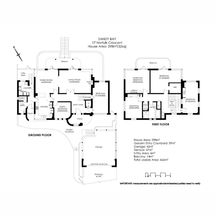 Floorplan of Homely house listing, 17 Norfolk Crescent, Sandy Bay TAS 7005