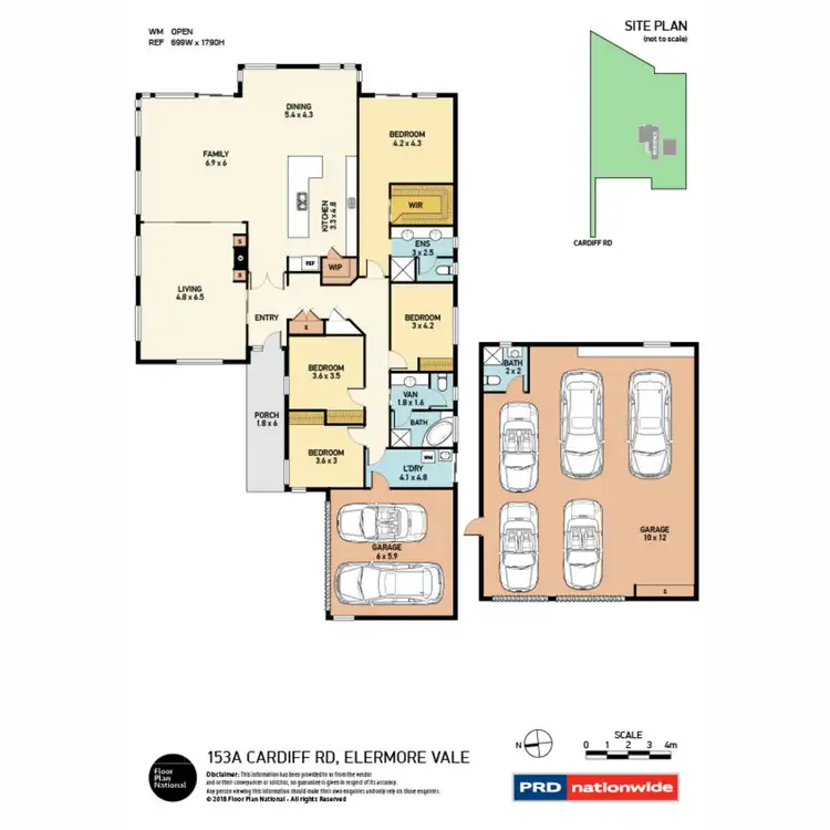 Floorplan of Homely house listing, 153a Cardiff Road, Elermore Vale NSW 2287